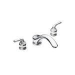 New Moen Monticello 86950 Roman Tub Bathroom Faucet In Chrome With Valve. Fixed Price $399.95.