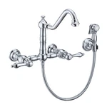Whitehaus WHKWLV3-9402-NT Vintage Iii Plus 1.5 Gpm Widespread Chrome. Fixed Price $714.00.