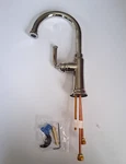 Brizo 61074LF-PN, Rook 1.8 Gpm Single Hole Bar Faucet Brilliance Polished Nickel. Fixed Price $400.84.
