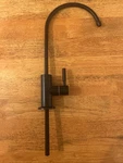 Filtered Water Faucet For Kitchen Sink, Reverse Osmosis, Stainless Steel, Black. Fixed Price $29.99.