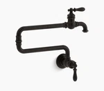 Kohler K-99270-2BZ Single-hole Wall-mount Pot Filler Kitchen Sink Faucet. Fixed Price $585.00.