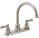 Moen Cfg Capstone 2 Handle Kitchen Faucet Stainless Steel 1.5 Gpm 41611CSL. Fixed Price $88.00.