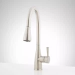 Signature Hardware 448169 Calverton Kitchen Faucet Stainless Steel - Hole. Fixed Price $229.99.