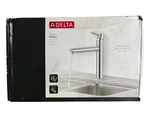 Delta 1158LF Trinsic Bathroom Single Sink Faucet - Chrome Finish Ob. Fixed Price $99.99.