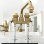 Plumb Works Two Handle Brass Laundry Utility Sink Faucet Home Remodel Diy Tools. Fixed Price $89.95.