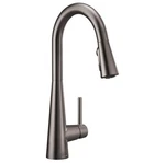 Moen 7864BLS Sleek Kitchen Faucet Black Stainless Pull Down Sprayer *read*. Fixed Price $129.99.