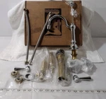 Water Creation 2-HANDLE High Arc Lavatory Faucet Pol. Nickel F2-0012-05 $249 Ret. Fixed Price $124.99.