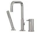 Aquabrass 27513 3-PIECE Deck Mount Tub Filler With Handshower. Fixed Price $499.99.