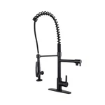 Wowow Commercial Kitchen Faucet With Pre-rinse Sprayer, 28-INCH Height Solid .... Fixed Price $218.71.