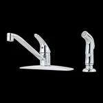 Pfister J134-444C Pfirst Kitchen Faucet With Side Spray, Polished Chrome. Fixed Price $39.95.