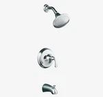 Kohler Forte Polished Chrome Single 1 Handle Tub Shower Set With Faucet. Fixed Price $134.99.