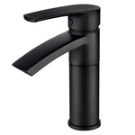 Eisen Home Ariana 7" Single Hole Bathroom Sink Vanity Faucet, Matte Black. Fixed Price $29.95.