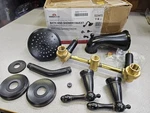 Design House 523472 Tub And Shower Faucet - Black. Fixed Price $50.00.