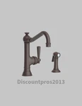Newport Brass 2470 5313/10B Jacobean Single Handle Kitchen Faucet W/ Side Spray. Fixed Price $750.00.
