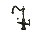 Kingston Brass KS177.ALLS Heritage 1.8 Gpm Hole Kitchen Faucet - Bronze. Fixed Price $321.72.