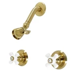 Kingston Brass Victorian Tub And Shower Faucet Only Brushed. Fixed Price $224.34.
