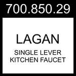 Ikea Lagan Single Lever Kitchen Faucet Chrome Plated 700.850.29. Fixed Price $129.99.