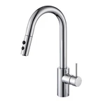 Luxier Kitchen Faucet Single-handle Pull-down , 2-FUNCTION Sprayhead Chrome. Fixed Price $49.90.