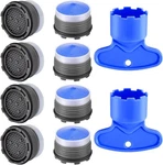 8PCS Faucet Aerator M18.5, Plug-in Restrictor Blue. Fixed Price $11.94.