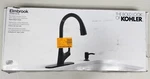 Kohler Pull-down Kitchen Faucet Matte Black (K-R22968-SD-BL). Fixed Price $158.96.