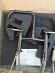 Brizo Litze 62553LF-BLGL-KNURLED Handles-square Spout Bridge Faucet-black & Gold. Fixed Price $629.10.
