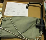 New Vccucine Kitchen Single Handle Faucet Bronze Color. Fixed Price $30.00.