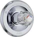 Delta Faucet Classic Valve Shower Trim Chrome Knob Handle Single Lever T13022. Fixed Price $75.98.