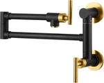 Brass Wowow Pot Filler Single Hole 2 Attachment Stove Faucet, 1681. Fixed Price $89.30.