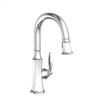 Newport Brass 1200-5103/26 Metropole Pull-down Kitchen Faucet Polished Chrome. Fixed Price $1150.10.