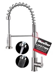 Mueller Single Handle Stainless Steel Kitchen Sink Faucet High Arc, Lever. Fixed Price $79.99.