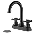 4 Inch Centerset Bathroom Faucets Double Cross Handle Sink De.... Fixed Price $65.88.