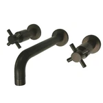 Kingston Brass KS8125DX Concord Collect Wall Mount Twin Cross Handle Sink Faucet. Fixed Price $375.00.