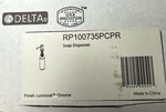 Delta RP100735PCPR Cassidy Deck Mounted Soap Dispenser With Metal Head. Fixed Price $55.99.