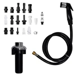 Black Kitchen Sprayer, Deck Mount, Durable Abs Plastic Construction Easy To Use. Fixed Price $19.95.