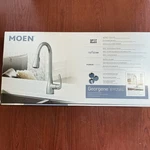 New Moen 87912SRS Georgene Pulldown Spot Resist Stainless Kitchen Faucet B182. Fixed Price $129.95.