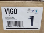 New* Vigo VG03007MB Hole 1-HANDLE Vessel Bathroom Faucet In Matte Black. Fixed Price $119.97.