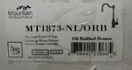 Mountain Plumbing MT1873-NL/ORB Single Handle Faucet. Fixed Price $124.99.