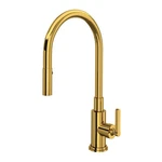 Rohl A3430LMULB-2 Lombardia Pull-down Kitchen Faucet Unlacquered Brass. Fixed Price $1348.00.