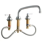 Elkay 6-1/2" Ada Single Hole Utility Faucet With 10" Reach Arc Tube Spout. Fixed Price $165.50.