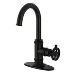 Kingston Brass KSD850.RKZ Wendell 1.8 Gpm Hole Bar Faucet - Black. Fixed Price $490.72.