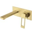 Kunmai Wall Mount Brushed Gold Faucet For Sink. Fixed Price $47.56.