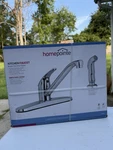 Homepointe 242101 Kitchen Faucet With Side Spray, Single Lever, Chrome. Fixed Price $30.00.
