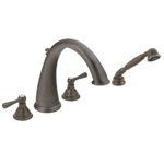 Moen Kingsley T922ORB Oil Rubbed Bronze Roman Tub Faucet W/handshower #1. Fixed Price $799.95.