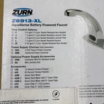 Zurn P6913-XL-1 12 Overall Depth Chrome Finish Brass Mid Arc Faucet Spout. Fixed Price $169.99.