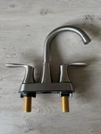 Phiestina Bar Sink 4 Inch Centerset Deck Mount, 2 Hole Faucets. Fixed Price $28.00.