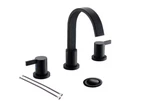 Phiestina HDWF040-1-MB Widespread Bathroom Sink Fauce With Drain, Matte Black. Fixed Price $55.00.