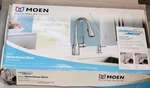 New Moen Arlo Motionsense Wave Pull-down Kitchen Faucet 87087EWSRS Stainless. Fixed Price $200.00.