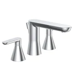 Glacier Bay Chianti 8 In. Widespread 2-HANDLE Bathroom Faucet Chrome. Fixed Price $119.00.