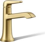 Kohler K-22022-4-2MB Tempered Bathroom Sink Faucet, Brushed Moderne Brass. Fixed Price $199.00.