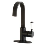 Kingston Brass LS861.DPL Paris 1.75 Gpm Hole Bar Faucet - Black. Fixed Price $354.22.